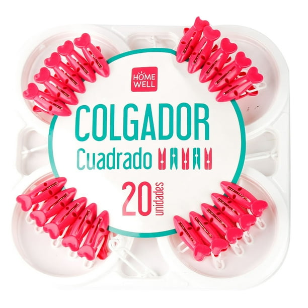 Colgador Pulpo Cuadrado Rojo x20