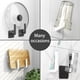 thumbnail image 3 of 2pcs Self-adhesive Bracket, Under Cabinet Paper Roll Rack, Towel Holder, Tissue Hanger Storage Rack For Toilet, Bathroom Accessories, 3 of 5