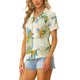 thumbnail image 4 of INSPIRE CHIC Camisas de Regreso a Clases para Mujeres Camisa Hawaiana de Manga Corta con Estampado Floral Tropical Botón Abajo Tallas S Beige, 4 of 6