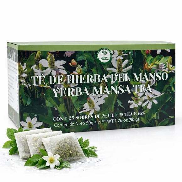 Té De Hierba Del Manso 25 Bolsas 100% Natural Vegano