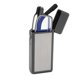 thumbnail image 1 of Gafas de lectura touk plegables +2.5 luz azul gris metal, 1 of 6