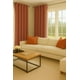 thumbnail image 3 of Pack 2 Cortina Engomada Termica Tela Delgada 100% Blackout 140X225 naranja 140X225, 3 of 10