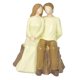 thumbnail image 4 of Boda De Estatua De Pareja Amorosa, Regalo De San Valentín Para La Estantería De La Sala, 4 of 5
