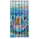 thumbnail image 1 of Hermosa cortina de ducha de tortuga, juego de cortina de baño con ganchos, tamaño 36 x 72 pulgadas, 1 of 3