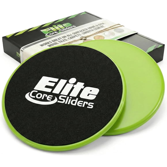 Elite Sportz Core Sliders para Entrenamiento, Pack de 2 Compactos