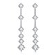 thumbnail image 1 of Aretes Colgantes de Moissanita para Mujer de Plata Esterlina S925 de 3 a 6 Quilates Color D VVS1 Aretes de Diamante para Mujer con Certificado, 1 of 9