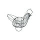 thumbnail image 1 of Canasto de huevos gallina acero, color surtido, 1 of 2