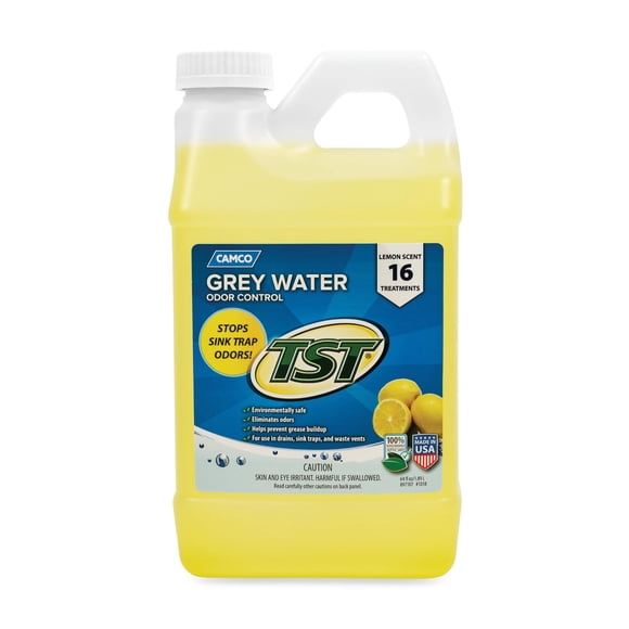 Control de olores de agua Camco TST Camper/RV Grey 64 oz Limón