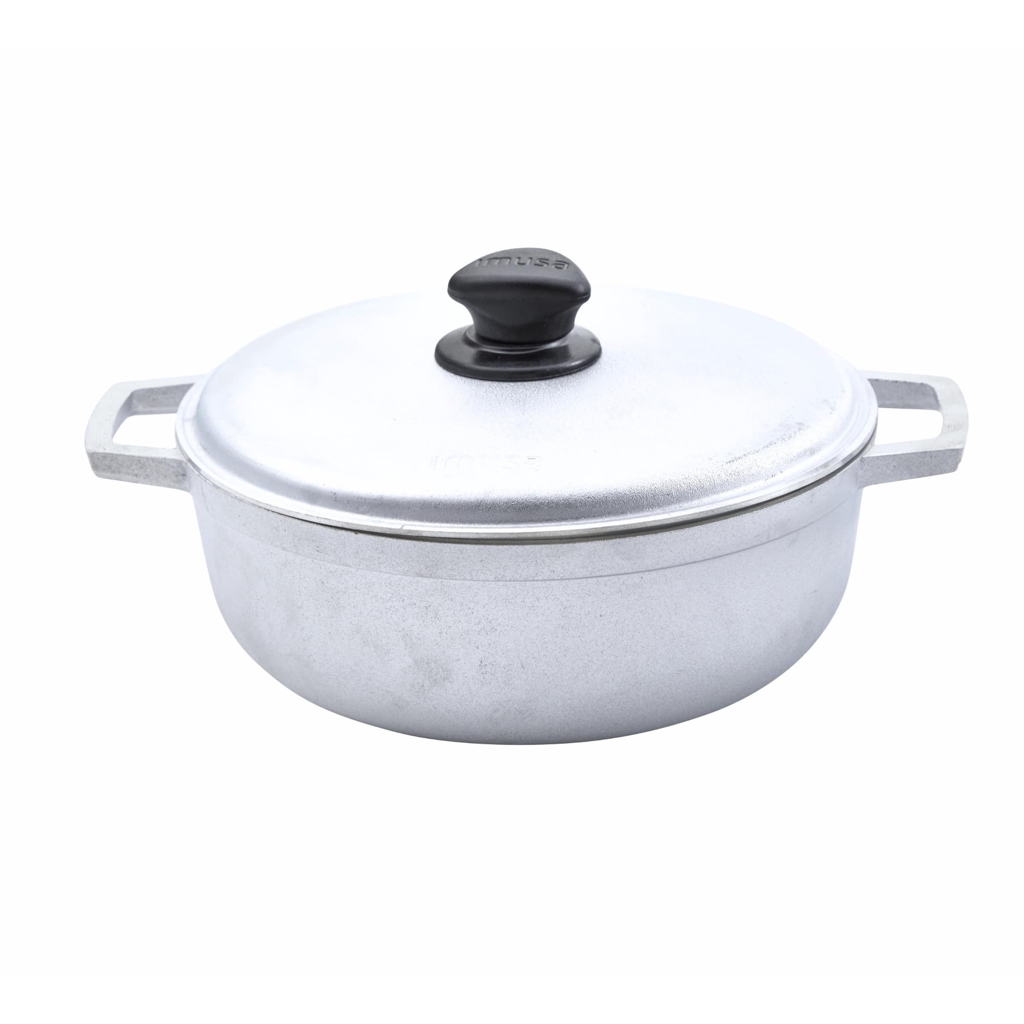 Caldero Imusa Traditional De Aluminio Fundido De 4,8 L Con Tapa
