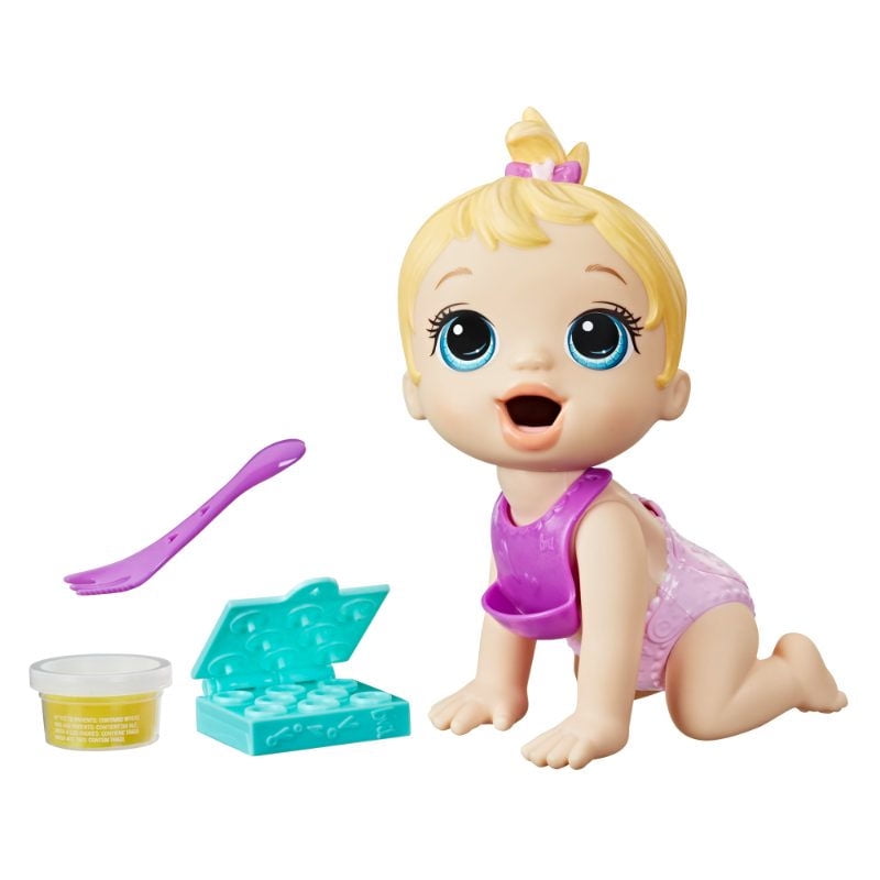 Muñeca Baby Alive Bebe Hora De Comer Rubia.