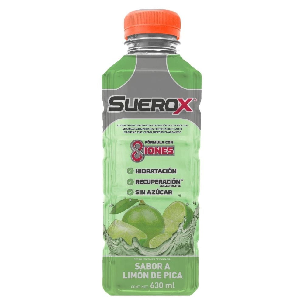Suerox Bebida Isotónica Limón De Pica 630 Ml