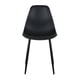 thumbnail image 1 of Silla Deco Plastico Patas Metálicas Igor 45*53*83 Negra, 1 of 5