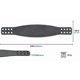 thumbnail image 3 of Correa para diadema AHG Maxwell MM100 de cuero genuino de vaca, 3 of 6