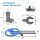 thumbnail image 2 of Conjunto de brazo rociador para lavavajillas Frigidaire 5304507158, 2 of 7