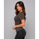 thumbnail image 2 of Polera Deportiva Para Mujer Ajustada Elasticada Gym Fitness, 2 of 3