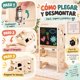 thumbnail image 5 of Torre De Aprendizaje Montessori 3 En 1 Plegable Con Pizarra, 5 of 8