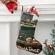 thumbnail image 2 of Camión de Basura Tema: Calcetines de Navidad, fino lino blanco para colgar en escaleras y chimenea, decoración navideña para el hogar, regalo de Navidad.54cm×38cm, 2 of 5