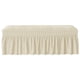 thumbnail image 4 of Protector De Muebles De Asiento De Banco De Cubierta De Banco Largo Para Sala De Estar Decoración De Hotel Beige, 4 of 5