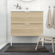 thumbnail image 2 of Piso De Baño Algodón Suave 50x80 Cm Lavable, 2 of 3