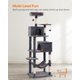 thumbnail image 3 of Torre para gatos Cat Tree Feandrea para interiores con rascadores, color gris, 3 of 9