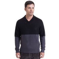 Kotting - Sweater Cuello Cruzado Gris Oscuro