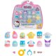 thumbnail image 1 of Set de 12 mini figuras coleccionables Squish-a-longs Hello Kitty Pool Party, 1 of 9
