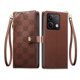 thumbnail image 1 of Funda Billetera con Cierre para [Xiaomi Redmi Note13] con Tarjetero, Soporte y Correa de ManoMarrón, 1 of 5