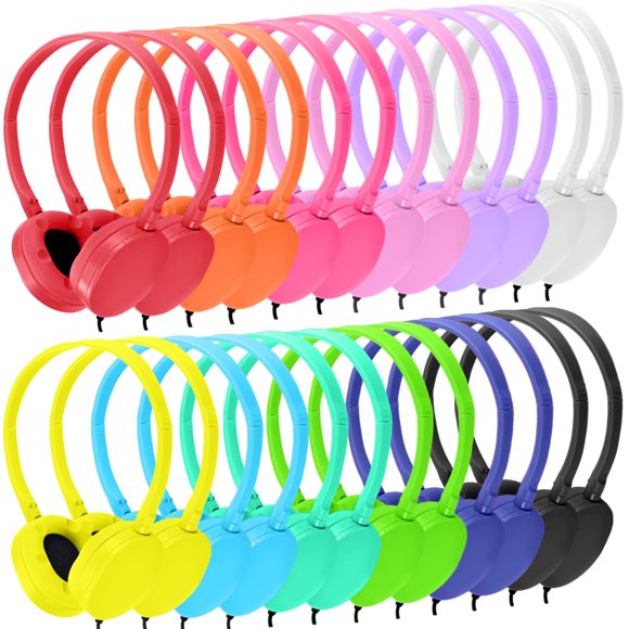 Auriculares XOSDA paquete de 50 colores mixtos con cable de 3,5 mm