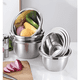 thumbnail image 3 of Pack 6 bowl cuenco tazon profundo 24 CM acero cocina #12, 3 of 3