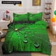thumbnail image 1 of Nature Tropical Green Leaves Bedding Set Rainforest Jungle Plant Duvet Cover Botanical Polyester Comforter Cover Bed Sheets, 1 of 5
