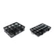thumbnail image 3 of 2x Caja De Almacenamiento De Tornillos De Plástico Caja De Almacenamiento De Caja De Hardware De Rejilla Múltiple, 3 of 4