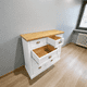 thumbnail image 2 of Cómoda de Madera Vintage con Cajón de Seguridad - Blanco - 120x40x90 cm, 2 of 3