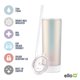 thumbnail image 2 of Ello Monterey vaso aislado de 24 oz (710 ml) con pajilla y posavasos, plateado, 2 of 5