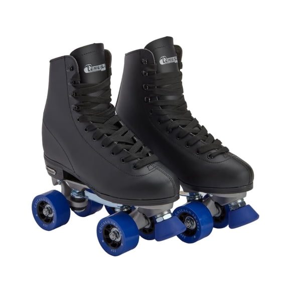 Patines de Cuatro Ruedas Chicago Skates Negro de Caña Alta