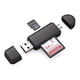 thumbnail image 1 of Lector de tarjetas SD USB Lector de tarjetas de memoria SD/Micro SD Adaptador OTG Tarjeta SD USB, 1 of 5