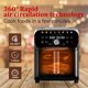 thumbnail image 3 of Air Fryer WHUTO, pantalla táctil digital LED de 6,2 litros, 12 predefinidas, 3 of 7