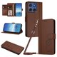 thumbnail image 1 of Funda Cartera Trébol para Motorola Edge 2025 5G con Ranuras Tarjetas y Carga Inalámbrica Marrón, 1 of 6