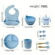 thumbnail image 2 of Baby Feeding Tableware Set, Baby Silicone Bib, Baby Food Bowl, Children Learning Drink Cup,, 2 of 4