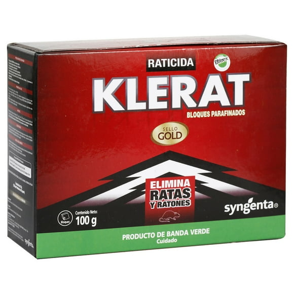 RATICIDA.BLOQUE 100GR KLERAT