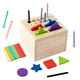 thumbnail image 1 of Cubo De Madera Para Clasificar Formas, Cubo De Actividades Para Niños Y Niñas De 3 Años En Adelante, Regalo, 1 of 4