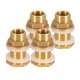 thumbnail image 1 of 4pcs Accesorios De Jardín De Conector De Tanque De Agua De Latón Macizo M3 / 4 '' DN20, 1 of 5