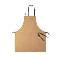 Importclick - Delantal Pechera 100% Algodón Vurcex Khaki