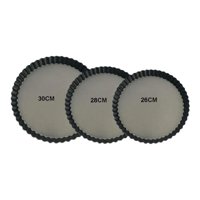 Genérico - Pack3 Moldes Desmontables Molde Desmontable Tarta 26 28 30Cm