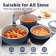 thumbnail image 3 of Set de Utensilios de Cocina Sensarte 17 Piezas Azul Marino, 3 of 3