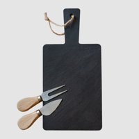 Set Aperitivo Tabla Piedra Pizarra 28X14 Cm Wayu