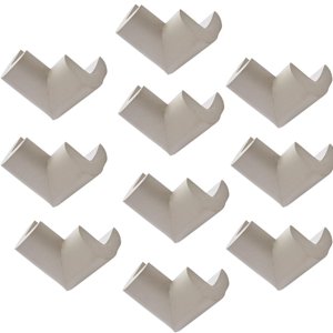 Bothyi - 10 Unids Engrosada Baby Proofing Mesa Protector De Esquina Protector Gris