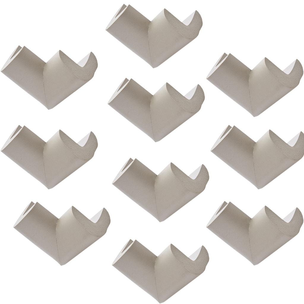 Bothyi - 10 Unids Engrosada Baby Proofing Mesa Protector De Esquina Protector Gris