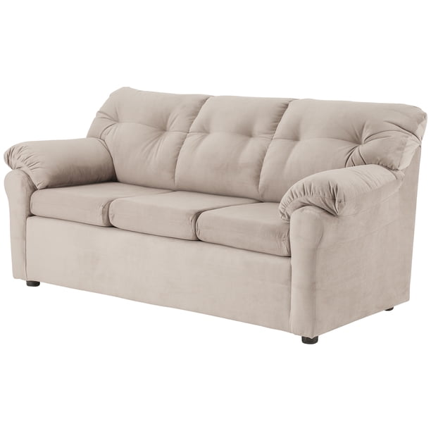 Sofá Mateo 3 Cuerpos - Tela Felpa Beige