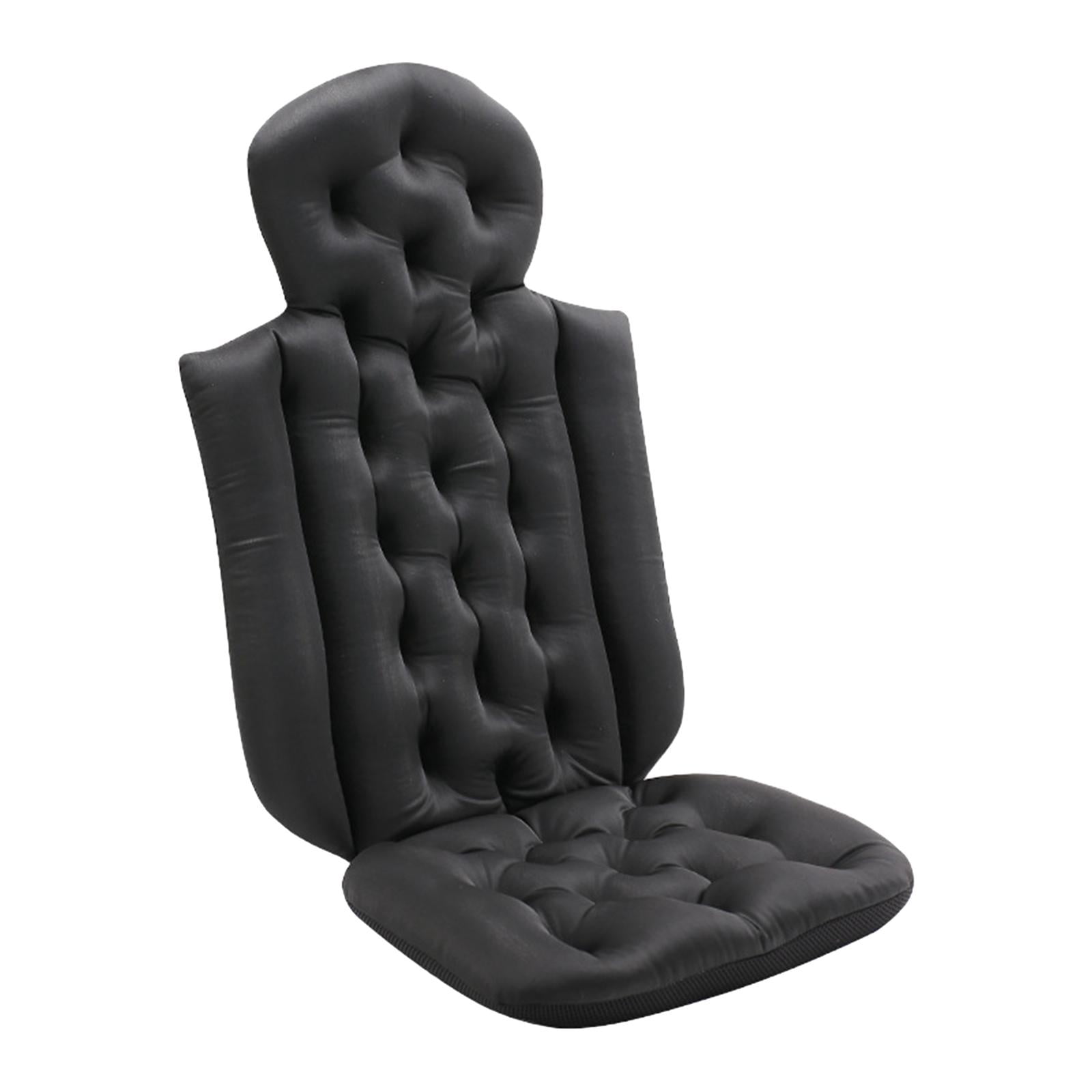 Magideal - Almohada De Bañera Para Cabeza, Cuello, Accesorios De Spa, Portátil, Cómodo, Antideslizante, Cojín Suave, Soporte De Espalda Para Baño, Bañera, Spa , Negro