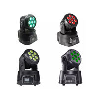 Importclick - Pack 4 Focos Led Móvil Robótico Fiesta Discotheque Colores 220V